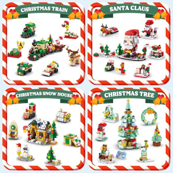 1123 Pieces Advent Calendar 2024 Building Blocks Set 3