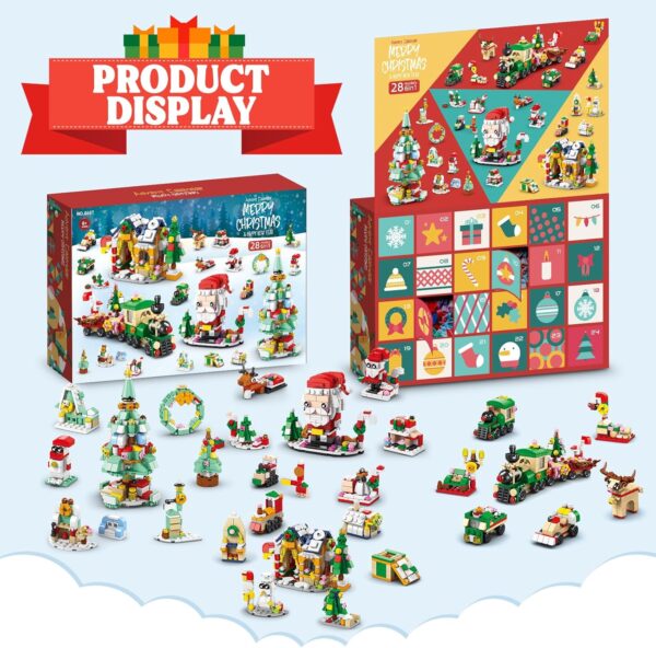 1123 Pieces Advent Calendar 2024 Building Blocks Set 2