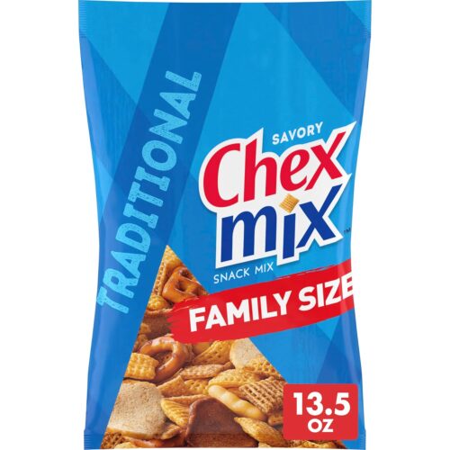 81Ut4XuLiJL._SL1500_ Chex Mix Traditional Savory Snack Mix, Family Size, 13.5 oz