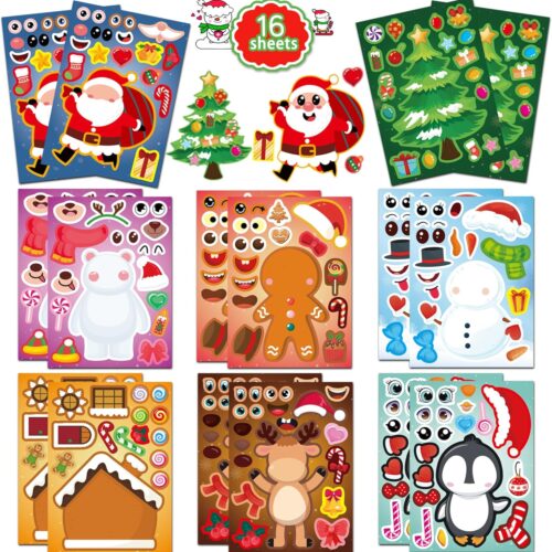 81Y9U0tXINL._AC_SL1500_ Christmas Stickers for Kids -Stocking Stuffers for Kids