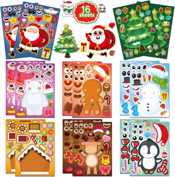 Christmas Stickers for Kids -Stocking Stuffers for Kids 1