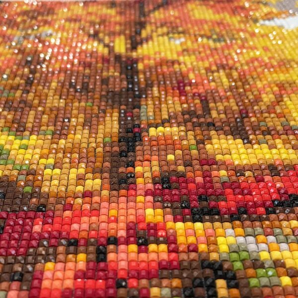DIY 5D Full Square Diamond Art Painting Autumn Landscape Flower 2