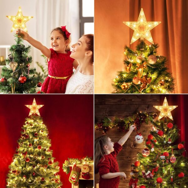 Christmas Tree Topper Lighted Star 3