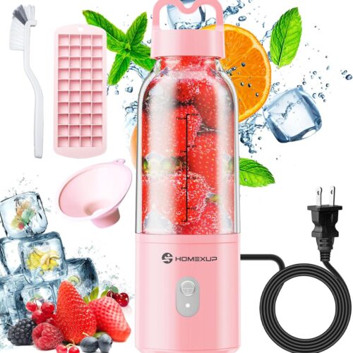 81nrjp4yQVL._AC_SL1500_ Portable Personal Blender 17 OZ/500 ML Juicer, 175W Personal Size Blender