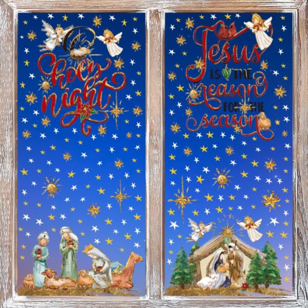 251 PCS Christmas Window Cling Sticker 3