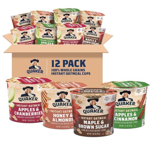 Instant Oatmeal Express Cups, 4 Flavor Variety Pack