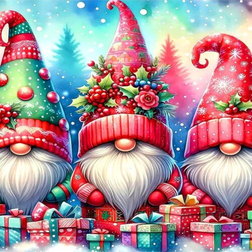 91OoecQV2uL._AC_SL1500_ Diamond Art Kits for Adults Gnomes Diamond Painting Christmas Kits