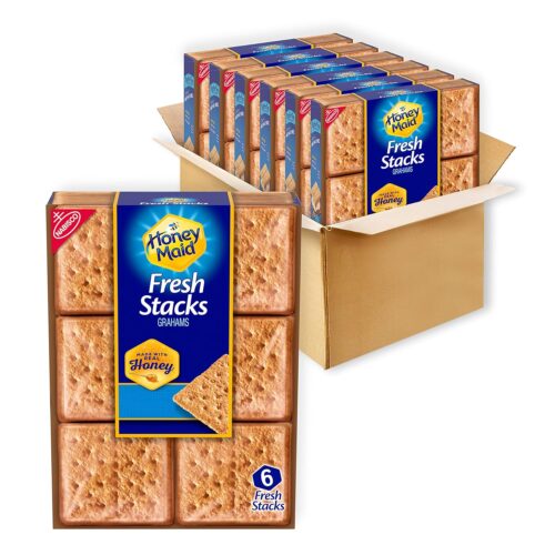 Fresh Stacks Graham Crackers, 6 - 12.2 oz Boxes (36 Total Stacks)