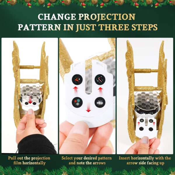 Christmas Tree Topper Lighted with 6 Projection Modes 5