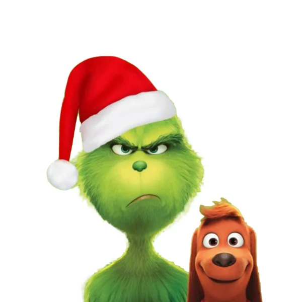 Christmas ornament Grinch Truck Window Decoration Sticker Car xmas 3