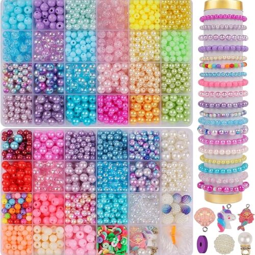 1 46 Colors Multicolor Pearl Beads Loose Pearls