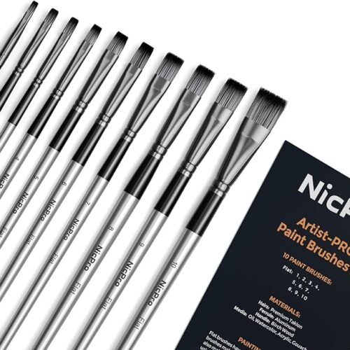 1 Art Painting Brushes for Acrylic Watercolor Oil Gouache