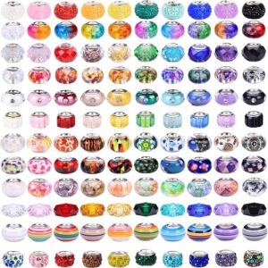 240 Pieces Assorted European Craft Beads