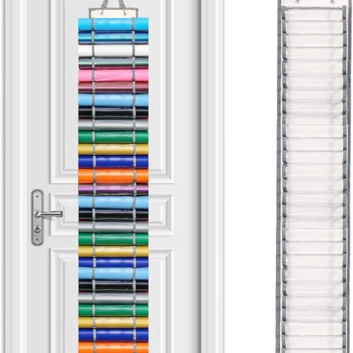 Clear Vinyl Organizers Holder Wall Mount for Home