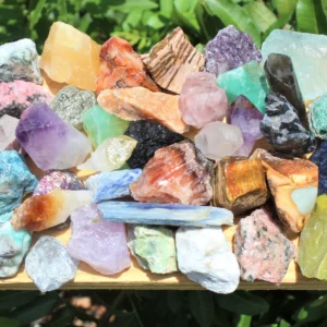 Bulk Mixed Crafters Collection: Gems Crystal Natural Rough Raw 1000 Carat Lot