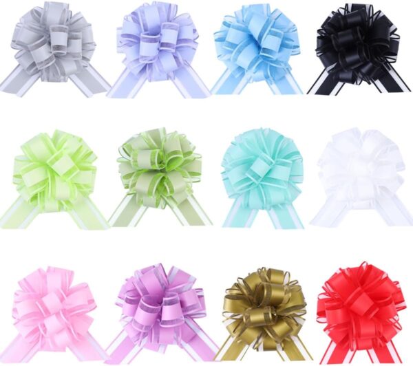 12 Pcs 6inch Pull Bow Gift Wrapping (Mixed Color) 1