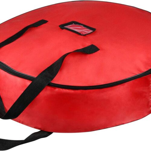 1 25" Christmas Wreath Storage Bag- Red