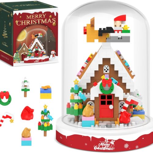 571 Pcs Christmas Gingerbread House Building Blocks Toy