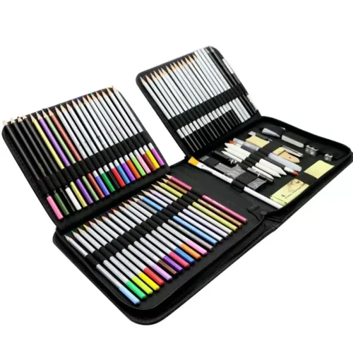 Drawing Artist Kit Set Pencils and Sketch Charcoal & Bag