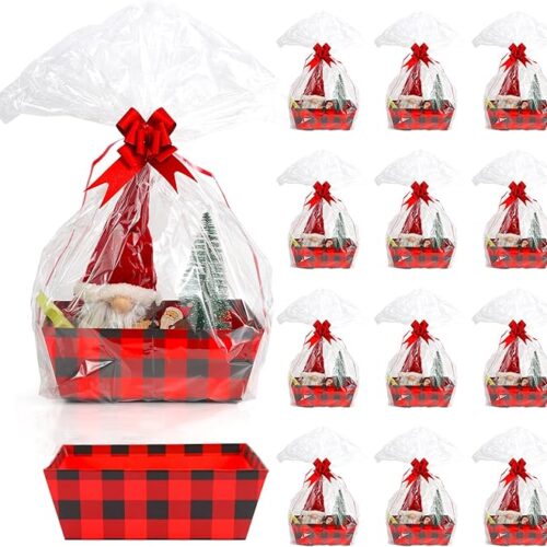 12 Pack Christmas Basket Gift Set