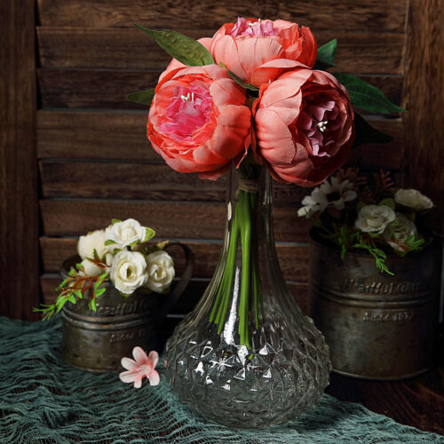 Artificial Peony Flowers Bouquet