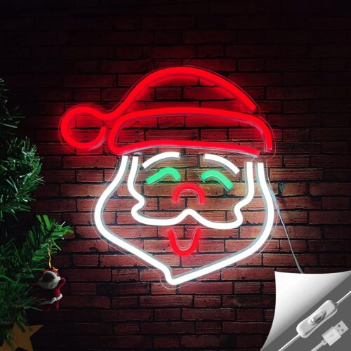 1 Christmas LED Santa Claus Neon Sign