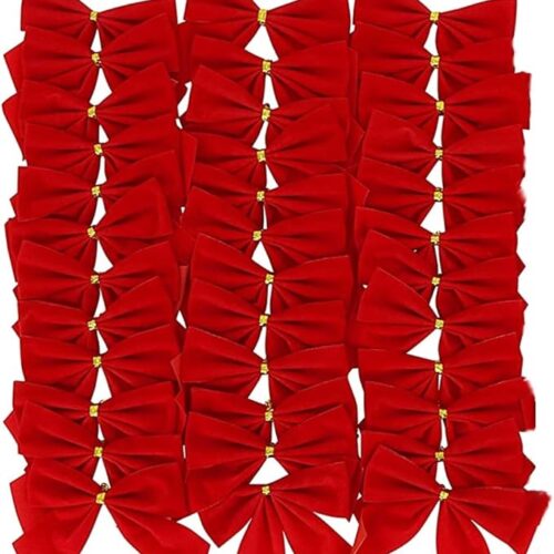 1 Mini Red Christmas Bows