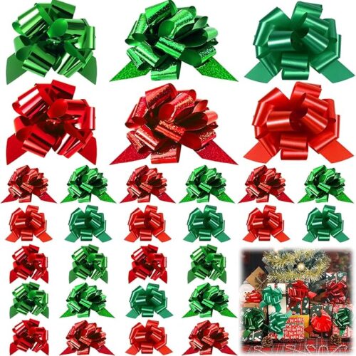 1 Christmas Wrap Pull Bows