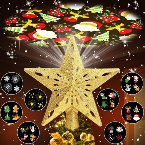 1 Christmas Tree Star Topper LED