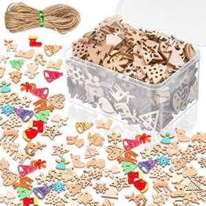 Christmas Unfinished Mini Wooden Ornaments