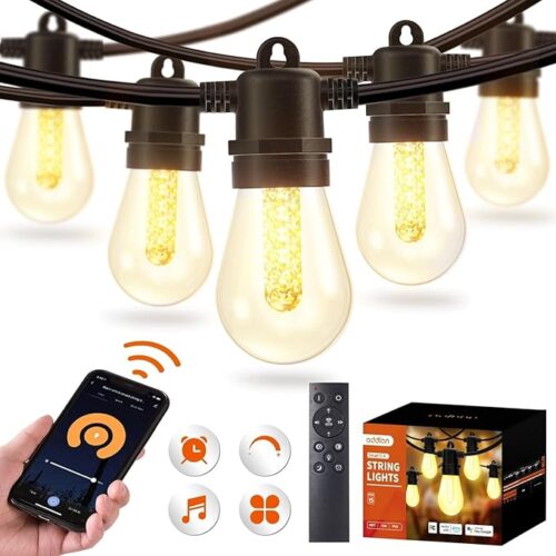 1 Dimmable Patio Lights with 15 LED