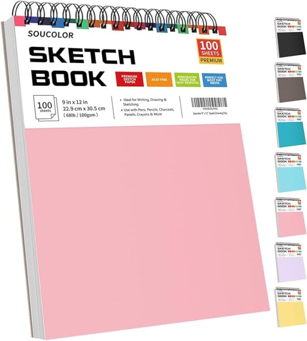 Spiral Notebook Drawing Pad for Girls 1