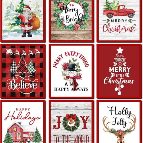 Christmas Wall Art Prints Posters for Living Room