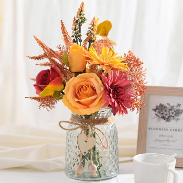 Artificial Flowers with Vase 1