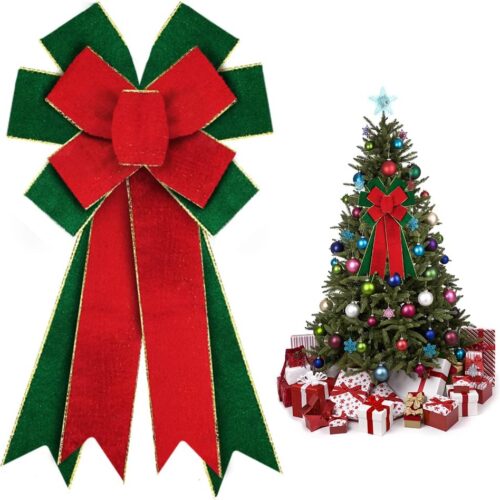1 Large Christmas Bows for Wreath