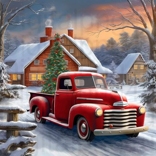 1 Christmas Diamond Art Kits for Adults 14x14in