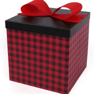 Large Christmas Gift Boxes with Lids,10x10x10 Inches