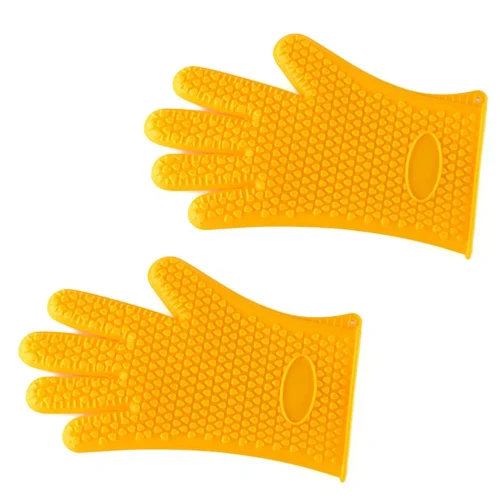 1 Silicone BBQ Heat Resistant Gloves