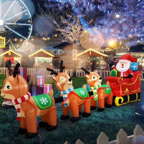 1 12 Ft Christmas Inflatables Outdoor Decorations