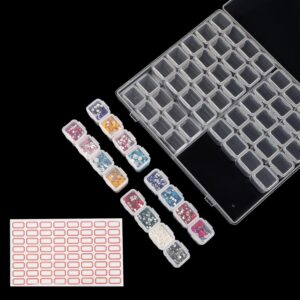 56 Slots Diamond Painting Storage Containers, 56 Girds 1 Pack