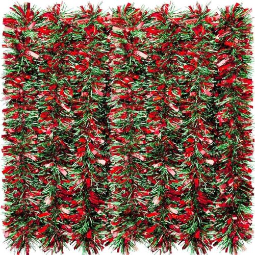 Xmas Metallic Tinsel Twist Garland
