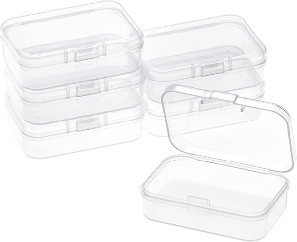 Rectangle Small Clear Plastic Storage Containers 1