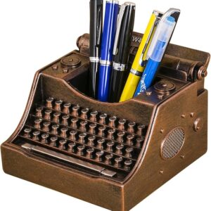 Retro Typewriter Pen Holder Vintage
