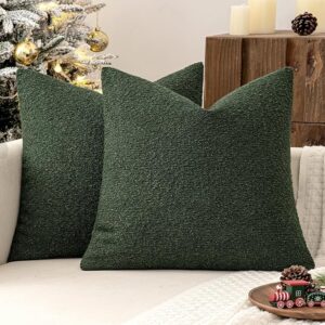 Christmas Dark Green Throw Pillow Covers