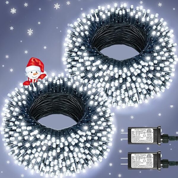 Green Wire String Lights for Outside 1