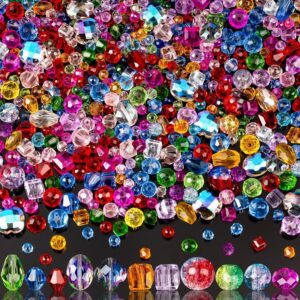 636pcs Glass Beads for Jewelry Making