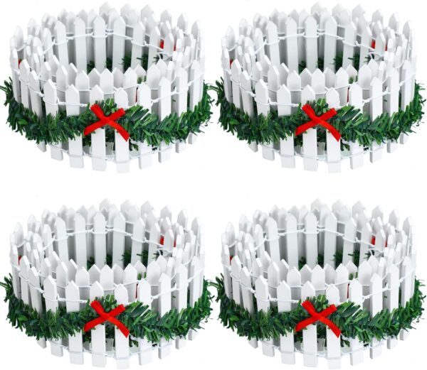 4 Pcs Christmas Village Accessories 35 Inch 1