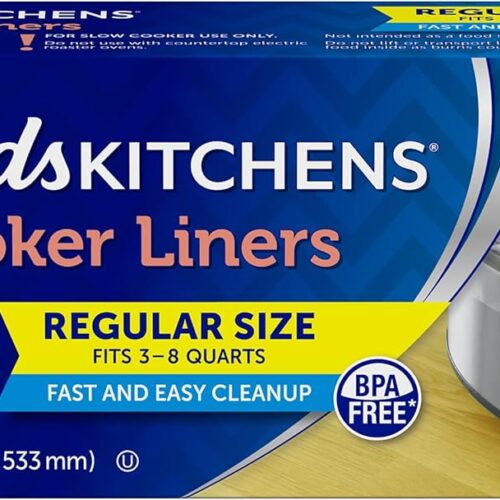 1 Kitchens Premium Slow Cooker Liners - 13 x 21 Inch, 6 Count