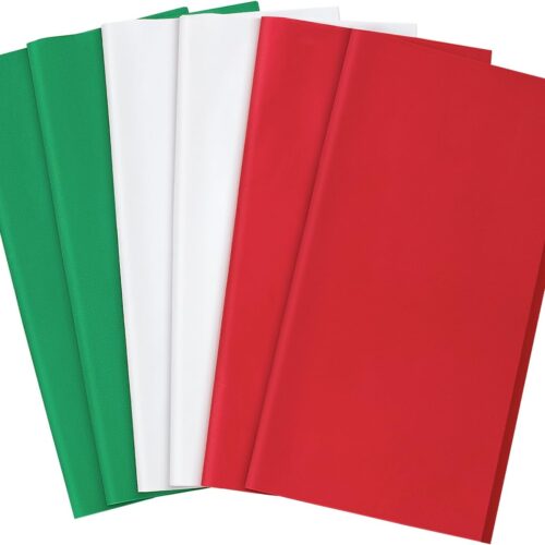1 Christmas Tissue Paper for Gift Bags, 108 Sheets 20 x 20 Inches