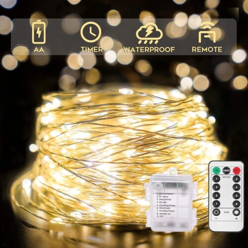 1 33ft 100 LED Outdoor String Lights